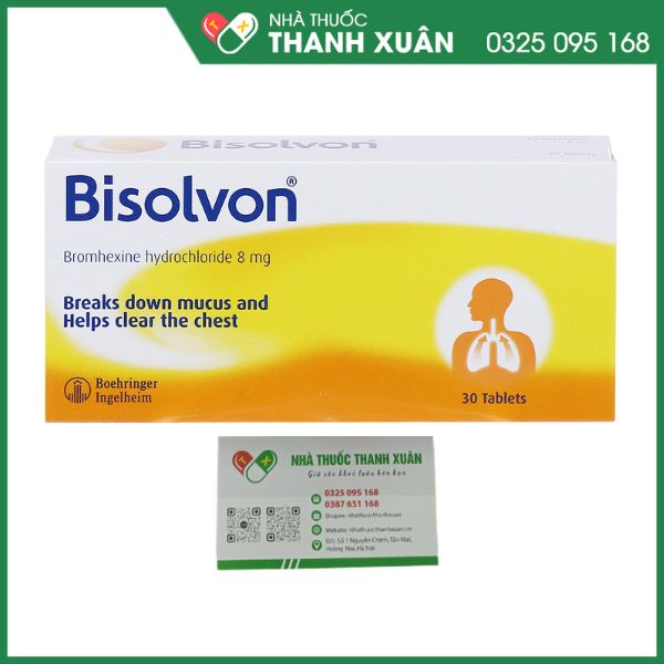 Bisolvon 8mg làm loãng đờm